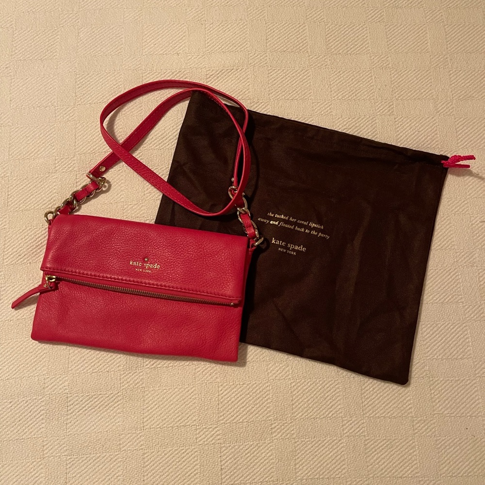 Pink Kate Spade Crossbody/Clutch